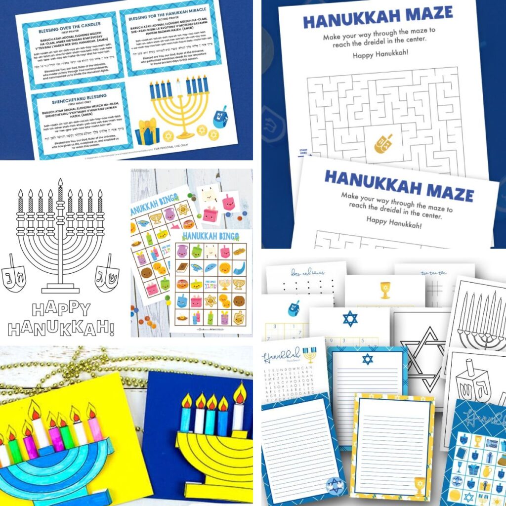26 free Hanukkah Sheets