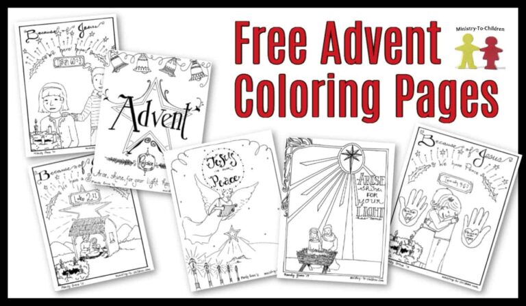 Advent Coloring Pages - Find a Free Printable
