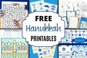 Free Hanukkah printables for the family