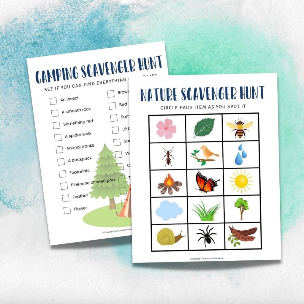 Camping Scavenger Hunt List - Find a Free Printable
