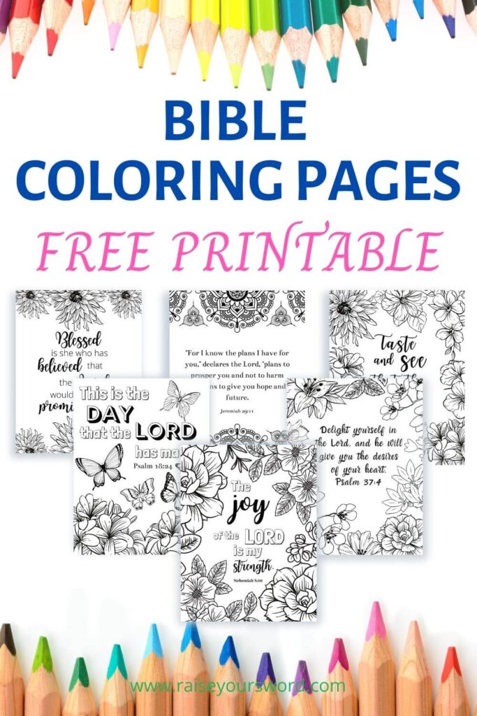 Free Adult Coloring Bible Verses Printables - Find a Free Printable