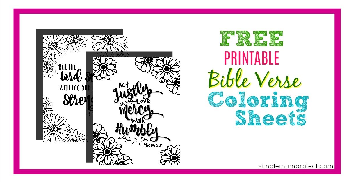 Free Adult Coloring Bible Verses Printables - Find a Free Printable