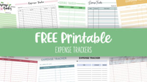 Free Printable Expense Trackers - Find a Free Printable