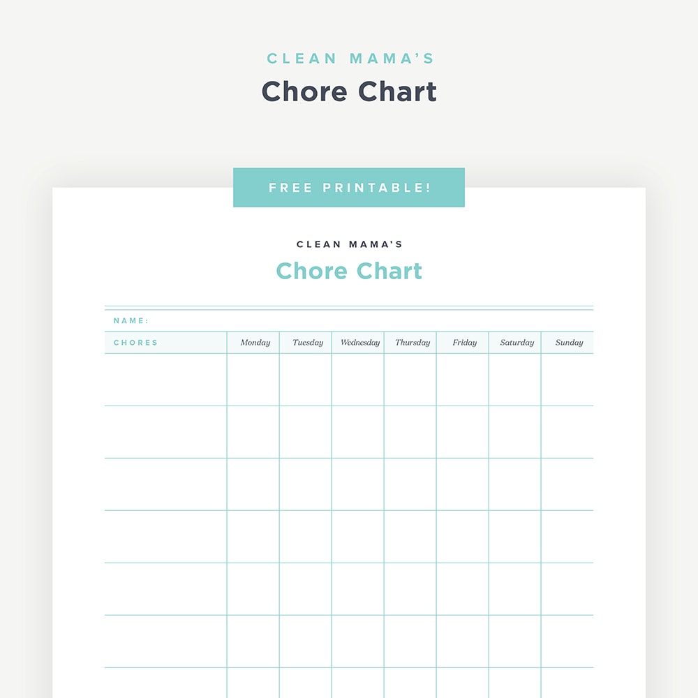 chore charts for adults