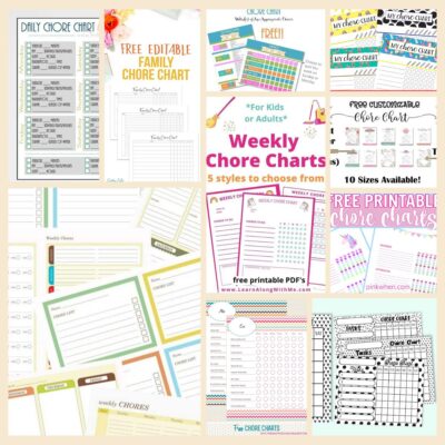 Free Printable Chore Charts for Adults - Find a Free Printable
