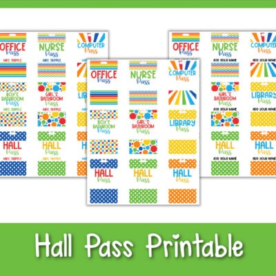 Printable Hall Pass