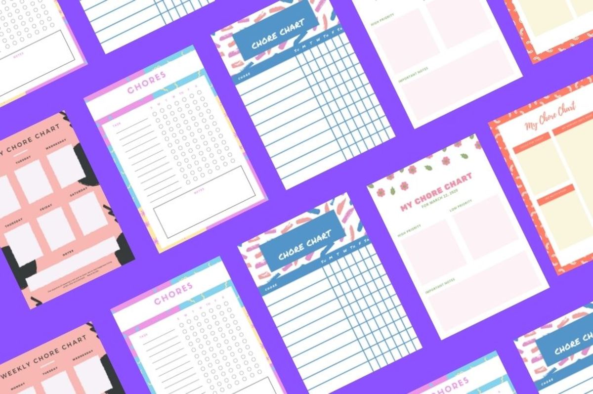 Free Printable Chore Charts for Adults - Find a Free Printable