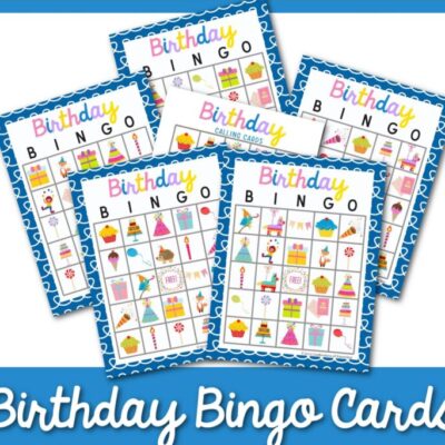 Birthday Bingo Cards