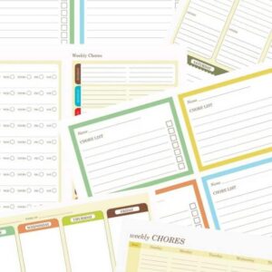Free Printable Chore Charts for Adults - Find a Free Printable