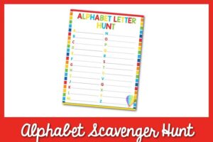 Alphabet Scavenger Hunt