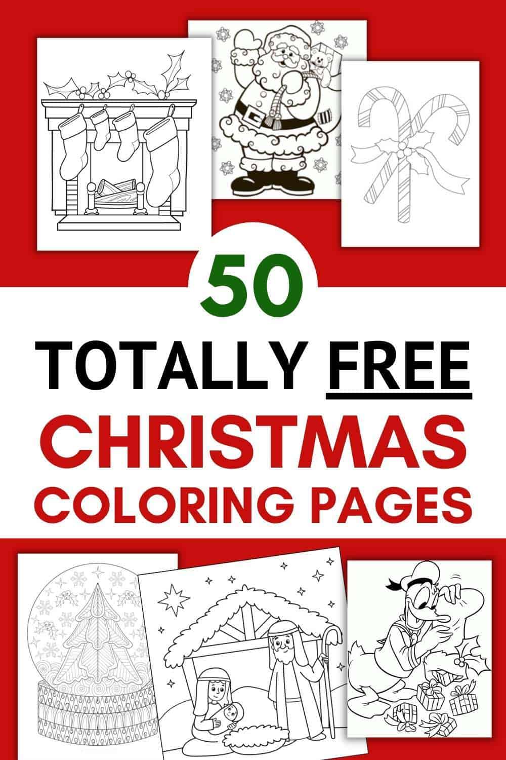 Easy Cute Christmas Coloring Pages - Find a Free Printable