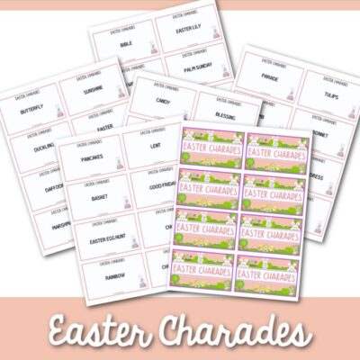 Easter Charade Cards