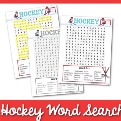 Word Search Hockey