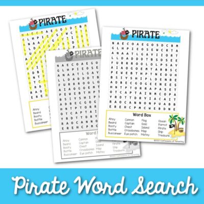 Pirate Word Search