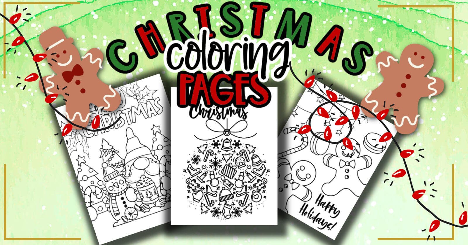 Easy Cute Christmas Coloring Pages - Find a Free Printable