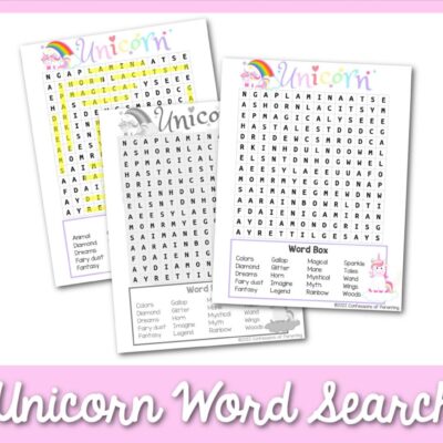 Unicorn Word Search