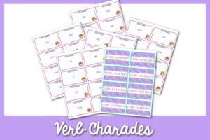 Charade Cards: Verb