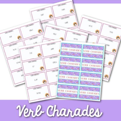 Charade Cards: Verb