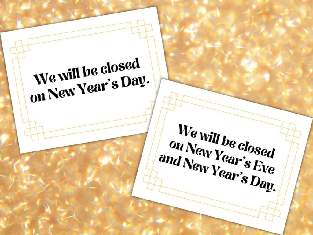Free-Printable-Closed-Sign-for-New-Years-3 - Find a Free Printable