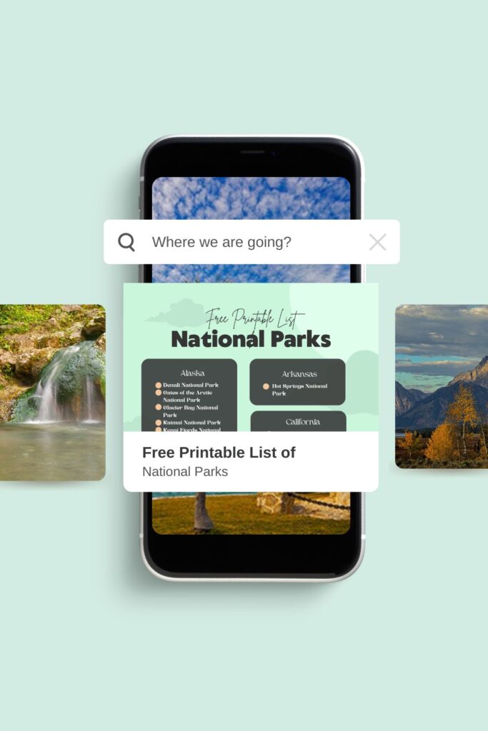 Free-Printable-List-of-National-Parks-1 - Find a Free Printable