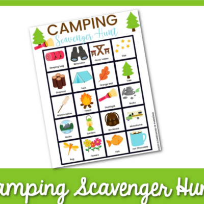 Scavenger Hunt: Camping