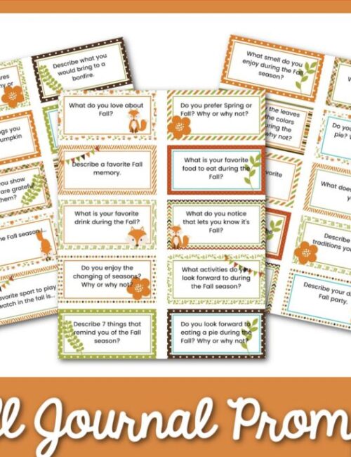 Fall Writing Prompts - Find a Free Printable