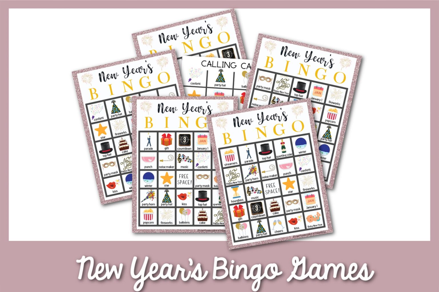 new years bingo as family activity