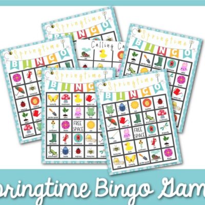 Springtime Bingo Cards