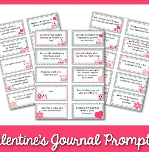 fun valentines day journal prompts