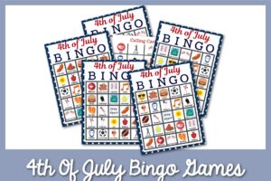 4th of July bingo printable