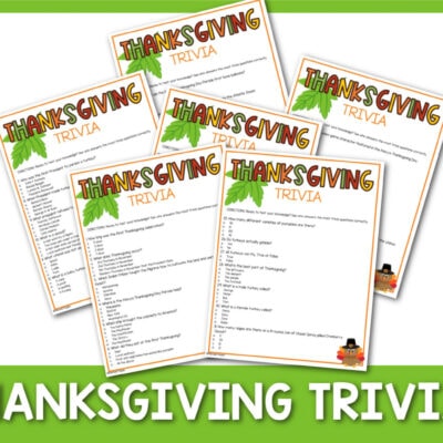 Thanksgiving Trivia Questions for Kids