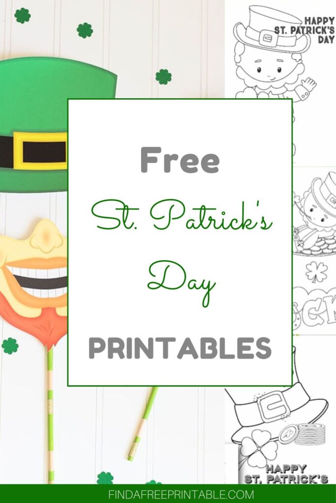 Free St. Patrick's Day Printables Pin