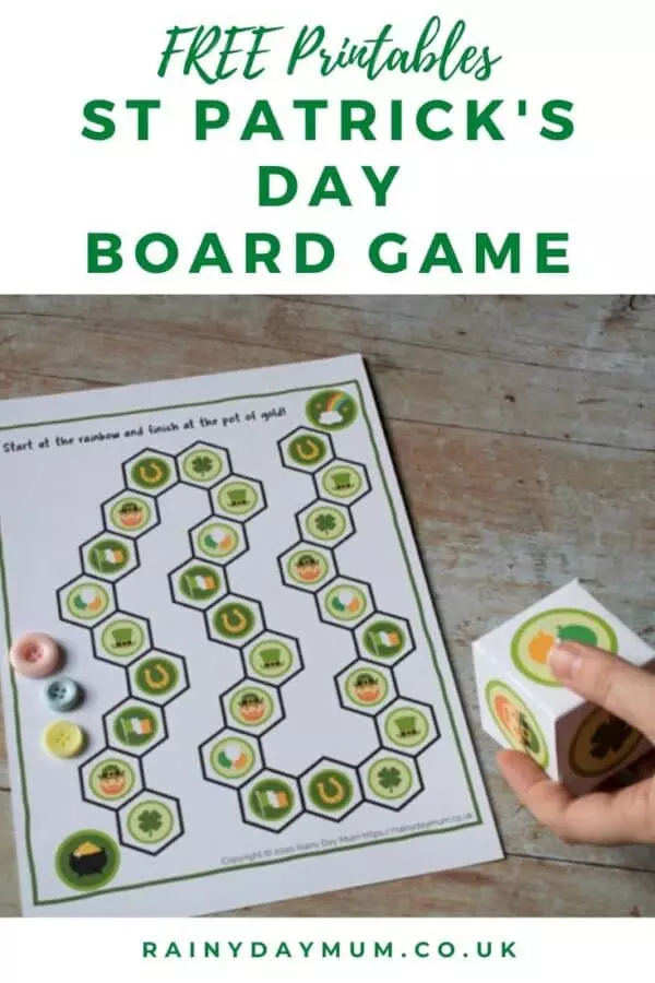 St Patrick's Board Game Printable