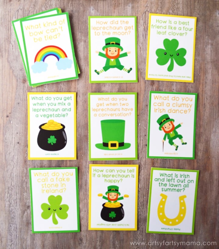 St Patty's Lunch Box Notes