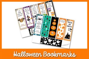 Spooky Halloween Bookmarks