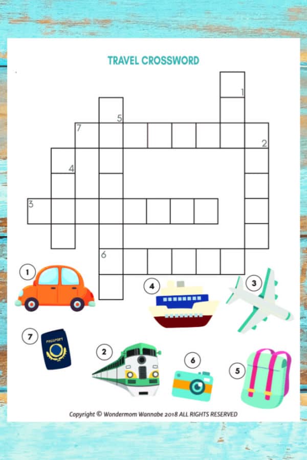 plan of travel crossword clue