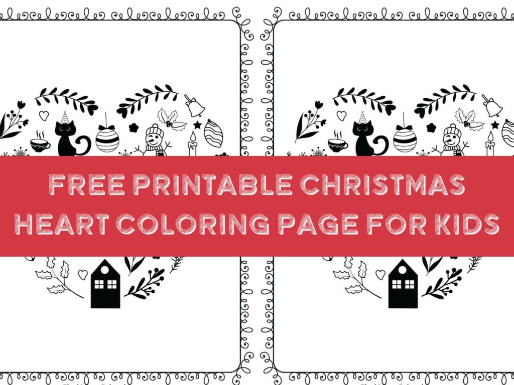 Kids Printable Christmas Color Sheet