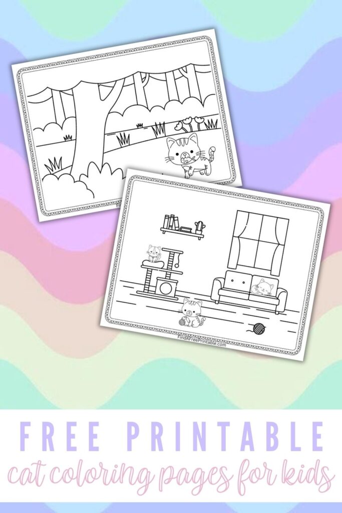 Free Printable Cat Coloring Sheets Pin