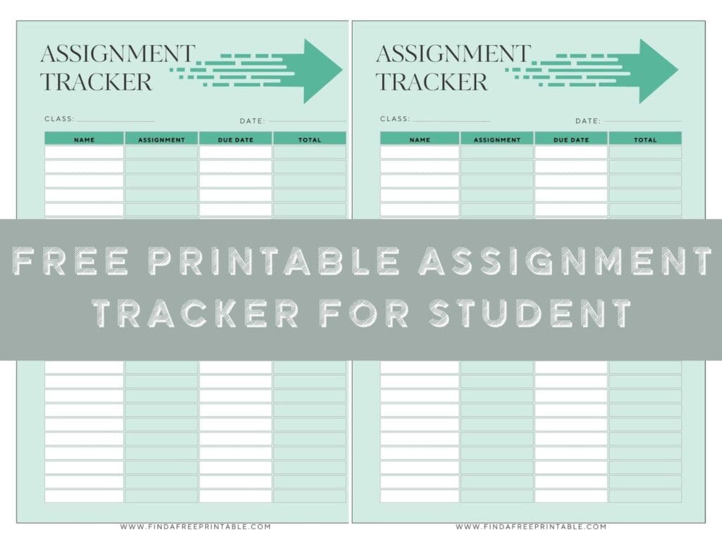 School Homework Tracker for Kids