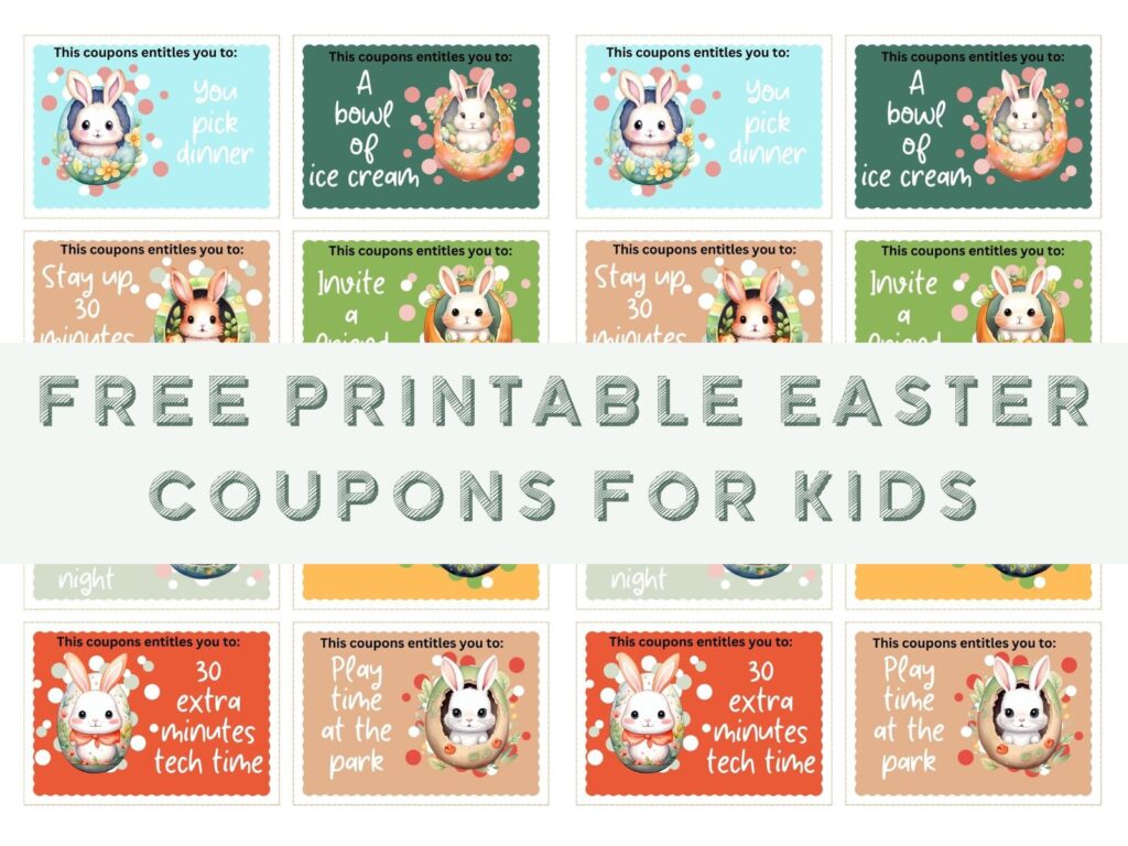 Free Easter Coupon Printables for Easter