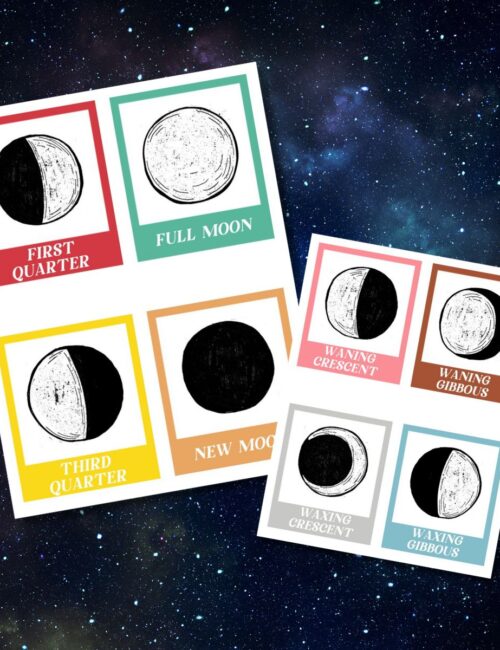Printable Moon Cards
