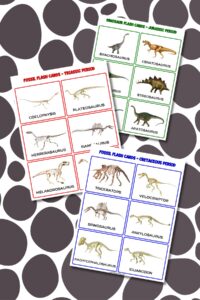 Free Printable Fun Educational Dinosaur Flash Cards - Find a Free Printable