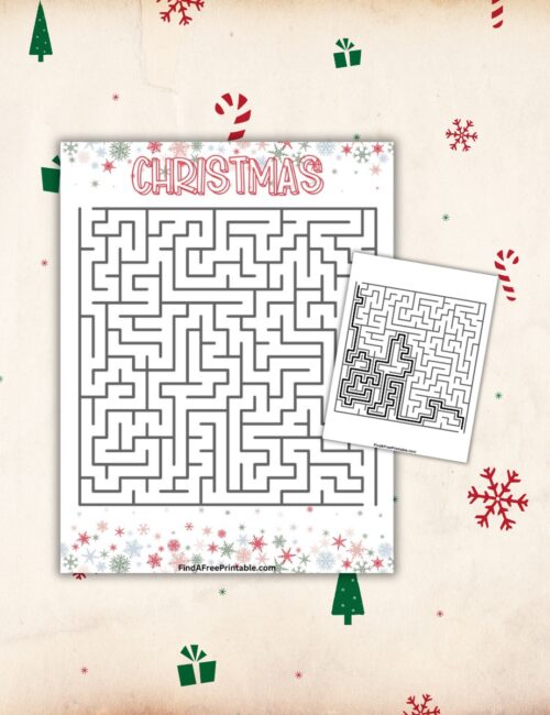 Christmas Game Printable for Kids