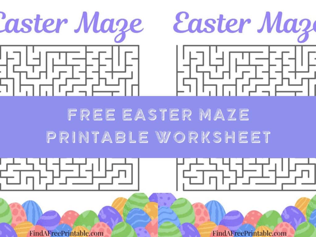 Free Easter Worksheet Printable