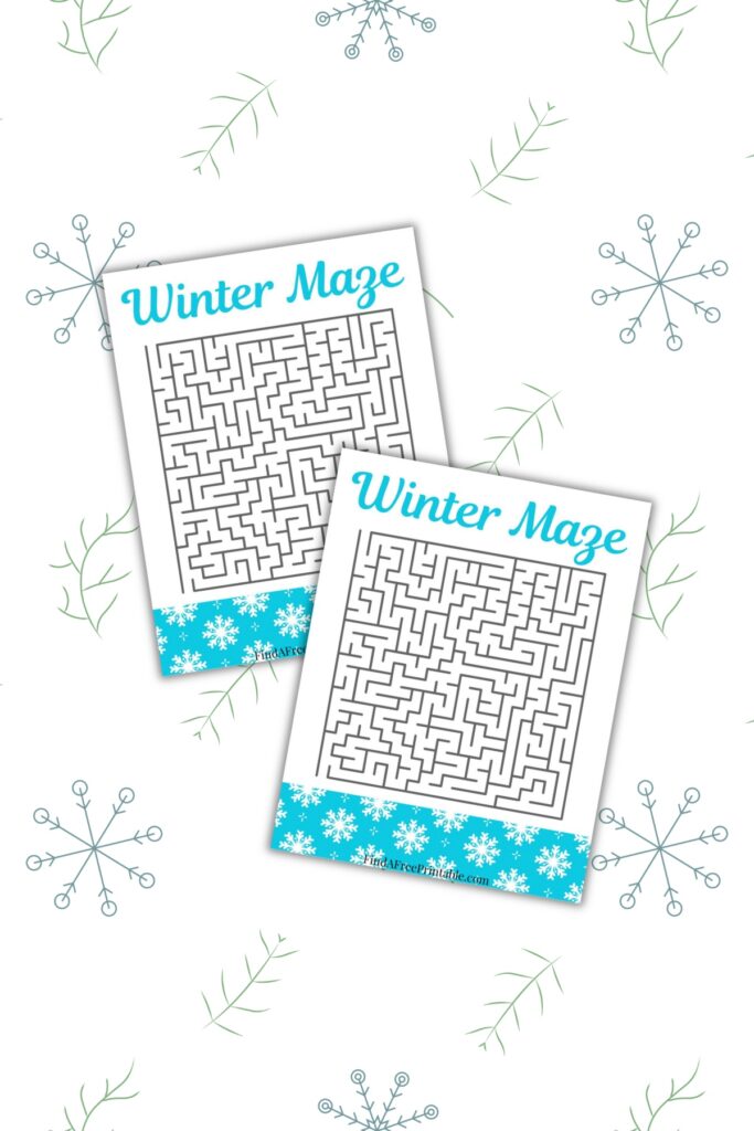 Winter Worksheet for Kids