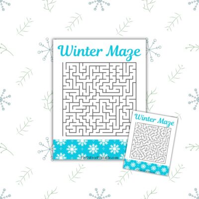 Printable Game for Winter