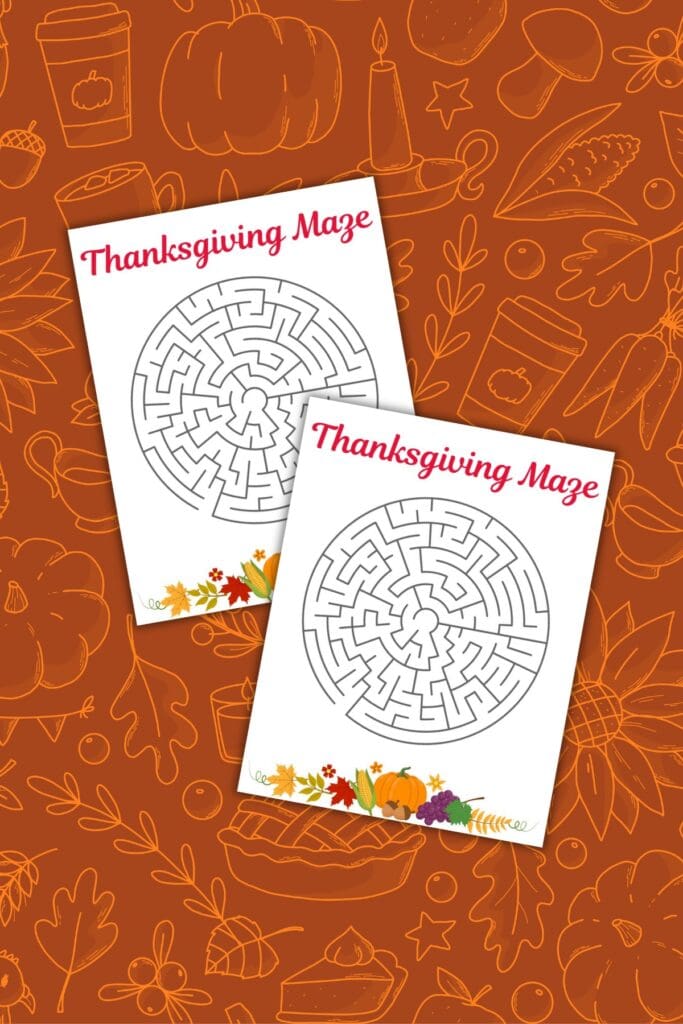 Thanksgiving Worksheet for Kids