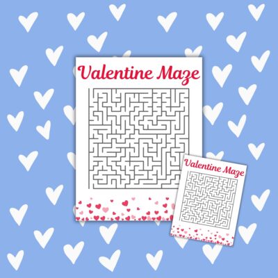 Game Worksheet for Valentine's Day