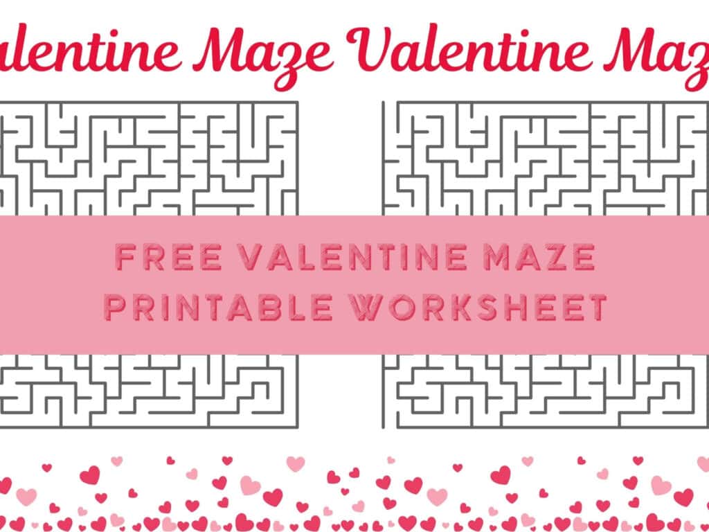 Valentine Activity Sheet Printable